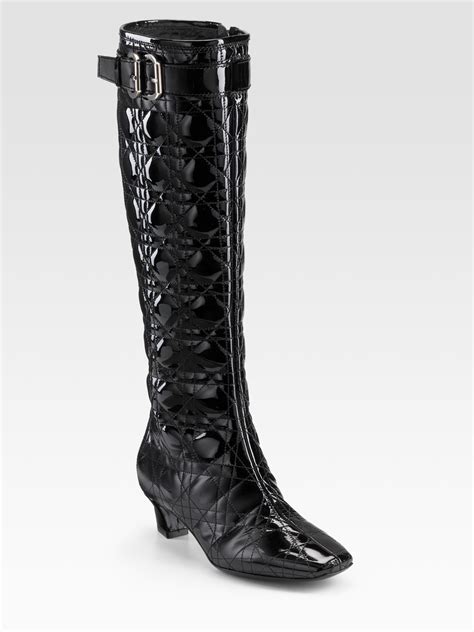 dior patent leather boots replica